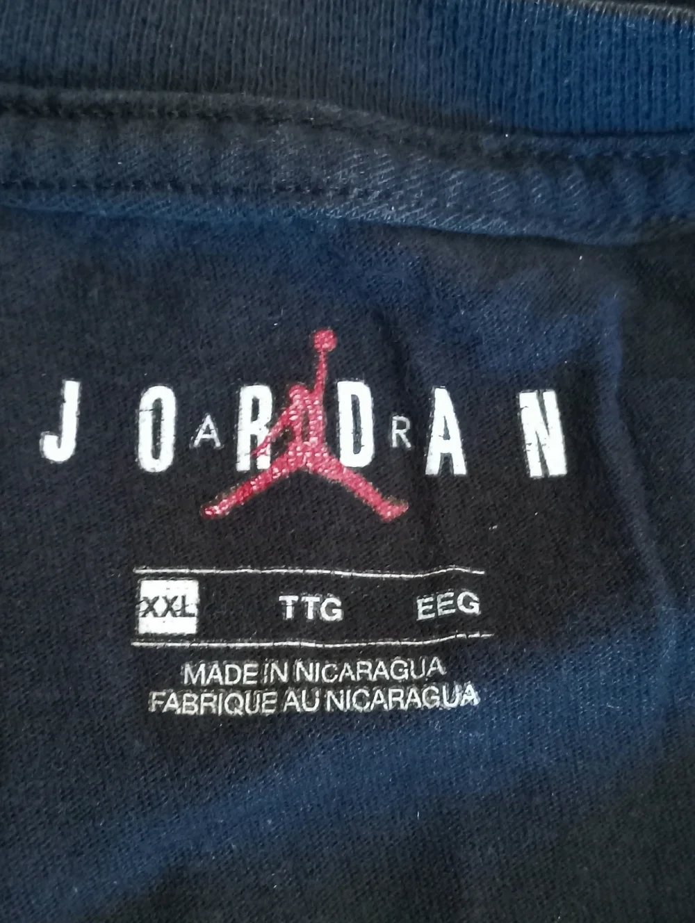 Jordan Jump Man Black Tshirt XXL